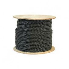 3/8" 600' COIL 3-STRAND BLACK POLYPRO ROPE